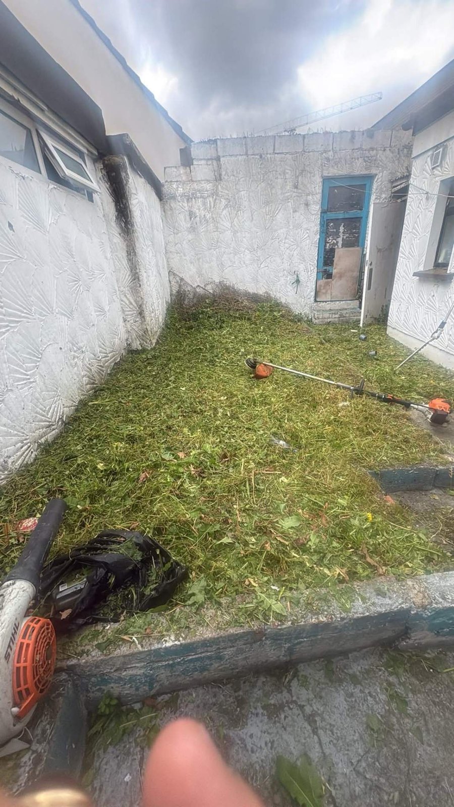 A freshly cleared and raked garden ready for use